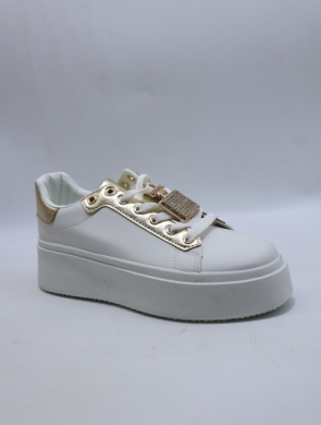 Buty sportowe damskie na płaskim (37-41) 681 GOLD