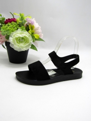 Sandały damskie na płaskim (36-41) LE-526 BLACK