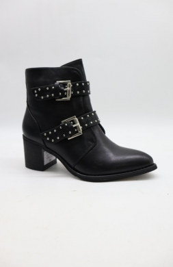 Botki damskie ocieplane na obcasie (36-39) C760 BLACK