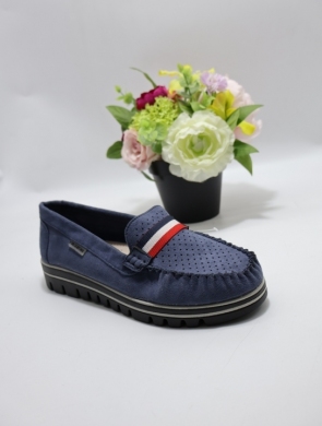Mokasyny damskie na płaskim (36-41) 501 NAVY