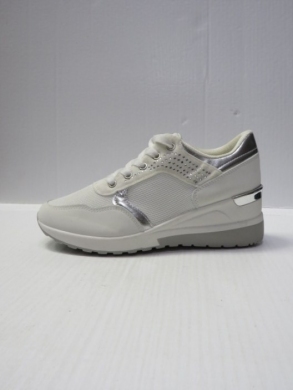 Buty sportowe damskie na koturnie (36-41) XHBDN-189 WHITE