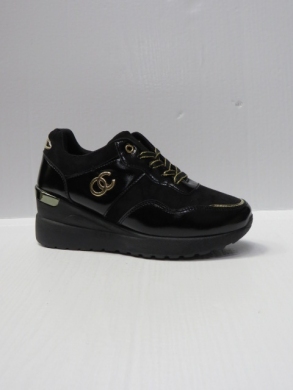 Buty sportowe damskie na koturnie (36-41) BL385 BLACK