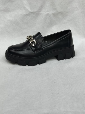 Mokasyny damskie na płaskim (36-41) 999 BLACK