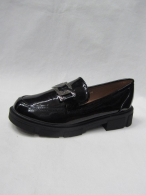Mokasyny damskie na płaskim (36-41) W-212 BLACK
