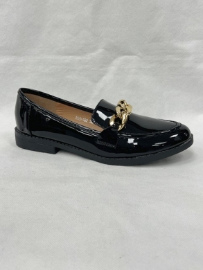 Mokasyny damskie na płaskim (36-41) 888-192 BLACK