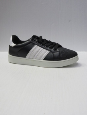 Buty sportowe damskie na płaskim (36-41) DS99-1 BLACK/WHITE