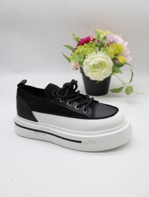 Buty sportowe damskie na płaskim (36-41) 8099-1 BLACK