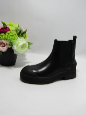 Botki damskie na płaskim (36-41) D61 BLACK