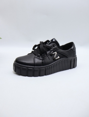 Buty sportowe damskie na płaskim (36-41) 6250-1 BLACK