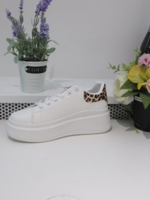 Buty sportowe damskie na płaskim (36-41) 2095 LEOPARD