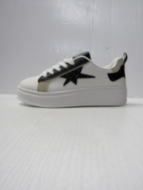 Buty sportowe damskie na koturnie (36-41) K1723 BLACK