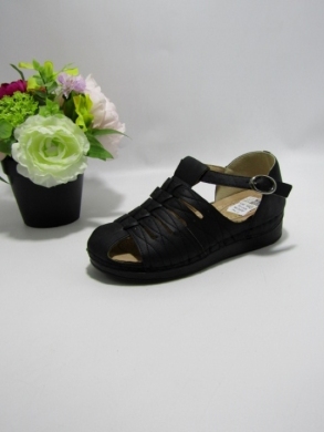 Sandały damskie na koturnie (36-41) JL812 BLACK