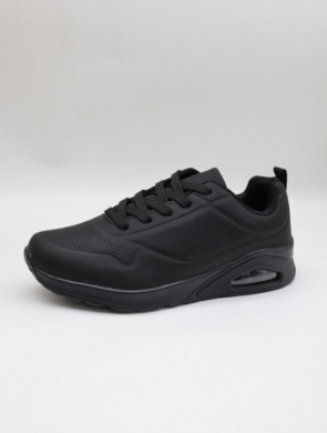 Buty sportowe damskie na płaskim (36-41) 8-158 BLACK