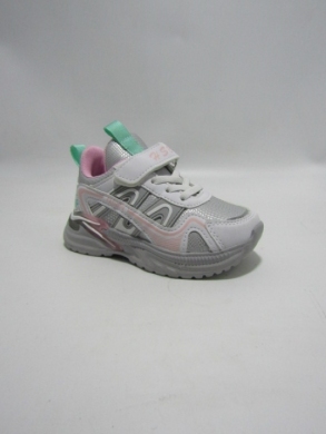 Buty sportowe dziewczęce (25-30) D002 LGRAY