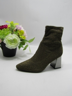 Botki damskie na obcasie (36-41) 9758 green