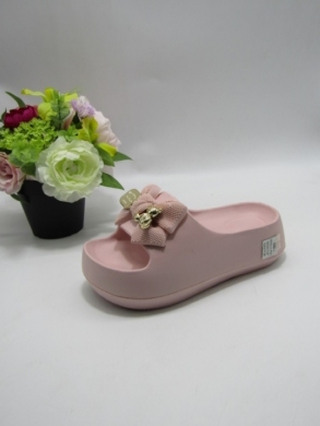 Klapki damskie na koturnie (36-41) SP42-5 PINK