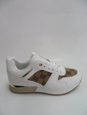Sneakersy damskie niskie (36-41) J2152 WHITE