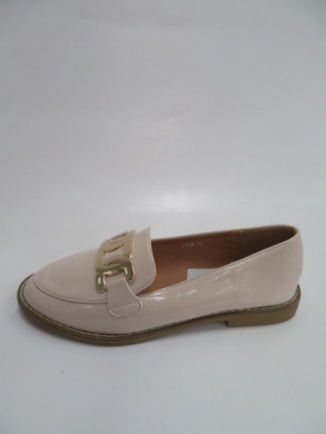 Mokasyny damskie na płaskim (36-41) 8038 BEIGE