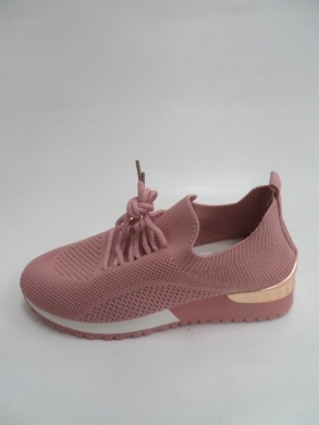 Buty sportowe damskie na płaskim (36-41) 19207 PINK