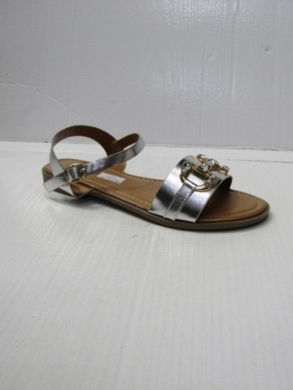Sandały damskie na płaskim (36-41) WL589 SILVER