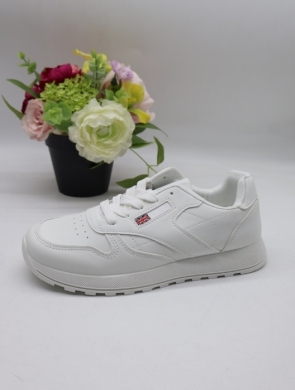 Buty sportowe damskie na płaskim (36-41) 81199-2 WHITE