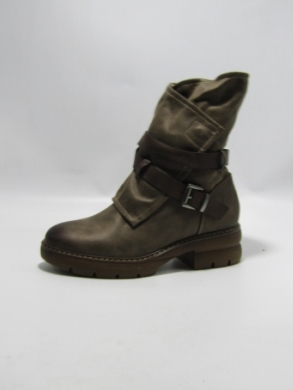 Botki damskie na płaskim (36-41) 7283 GREEN