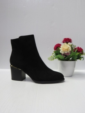 Botki damskie ocieplane na obcasie (36-41) BM65 BLACK