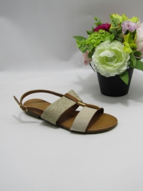 Sandały damskie na płaskim (36-41) 333-126 BEIGE