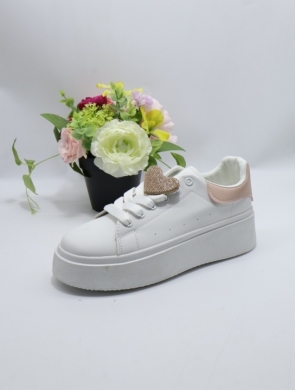 Buty sportowe damskie na płaskim (36-41) LY097 PINK