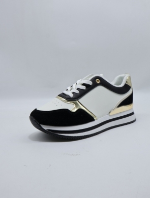 Buty sportowe damskie (37-41) A49 BL/WHITE