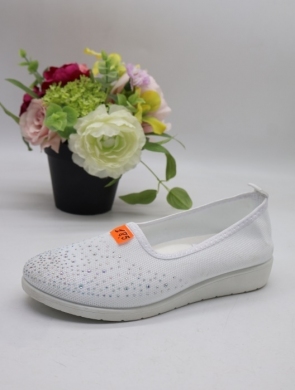 Tenisówki damskie (36-41) 25014 WHITE
