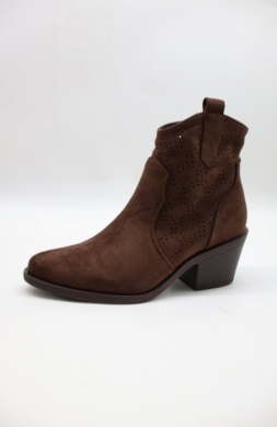 Botki damskie na obcasie (36-41) H253 BROWN