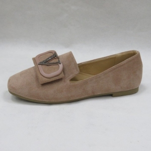 Mokasyny damskie na płaskim (36-41) ABC207 KHAKI