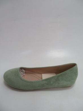 Baleriny Damskie na płaskim (36-41) FLL-01 GREEN