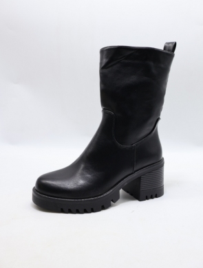 Botki damskie na obcasie (36-41) DES812 BLACK