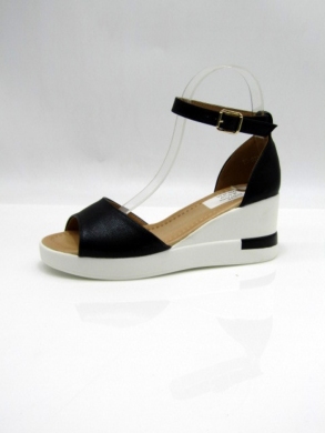 Sandały damskie na koturnie (36-41) YO-933 BLACK