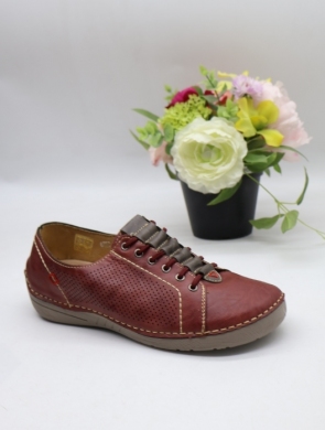 Półbuty damskie na płaskim (36-42) 6770 RED