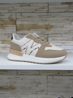 Buty sportowe damskie na płaskim (36-41) 88-173 KHAKI