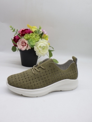 Buty sportowe damskie na płaskim (36-41) 8-161 GREEN