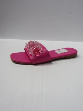 Klapki damskie na płaskim (36-41) CB2171 FUCHSIA