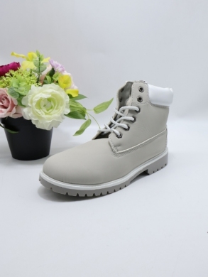 Trapery damskie ocieplane (36-41) K2-W6 LGREY/WHITE