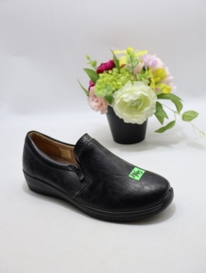 Półbuty damskie na płaskim (39-43) DTA-15 BLACK