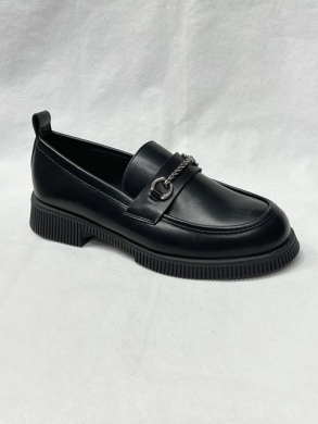 Mokasyny damskie na płaskim (36-41) 3203 BLACK