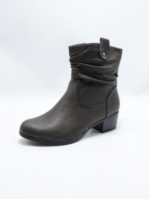 Botki damskie ocieplane na obcasie (36-41) 8681-5