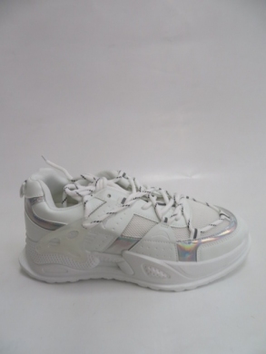 Sneakersy damskie niskie (36-41) L188 WHITE