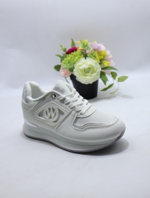 Buty sportowe damskie na płaskim (36-41) 6208-2 WHITE