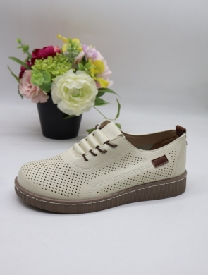 Półbuty damskie na płaskim (39-43) DTC06-1 BEIGE