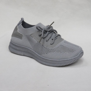 Buty sportowe damskie na płaskim (36-41) B-03 GREY