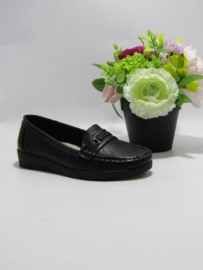 Mokasyny damskie na płaskim (36-41) LP195-10 BLACK