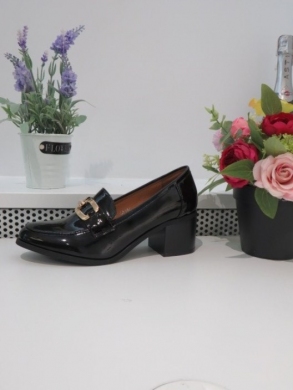 Półbuty damskie na obcasie (36-41) 68147 BLACK
